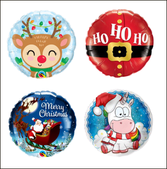 Christmas balloons