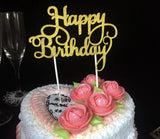 Cake topper "Happy Birthday"