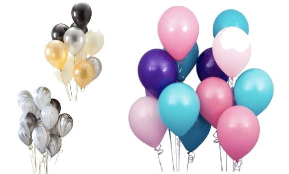 6 Ballon XXL Latex Ballons 36 Pouces Grand Ballon 90cm Blanc