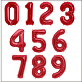 Red numbers 90cm.